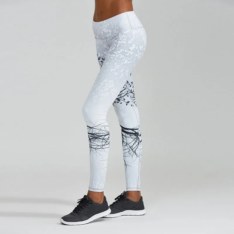 3d forest workout fitness leggings pants