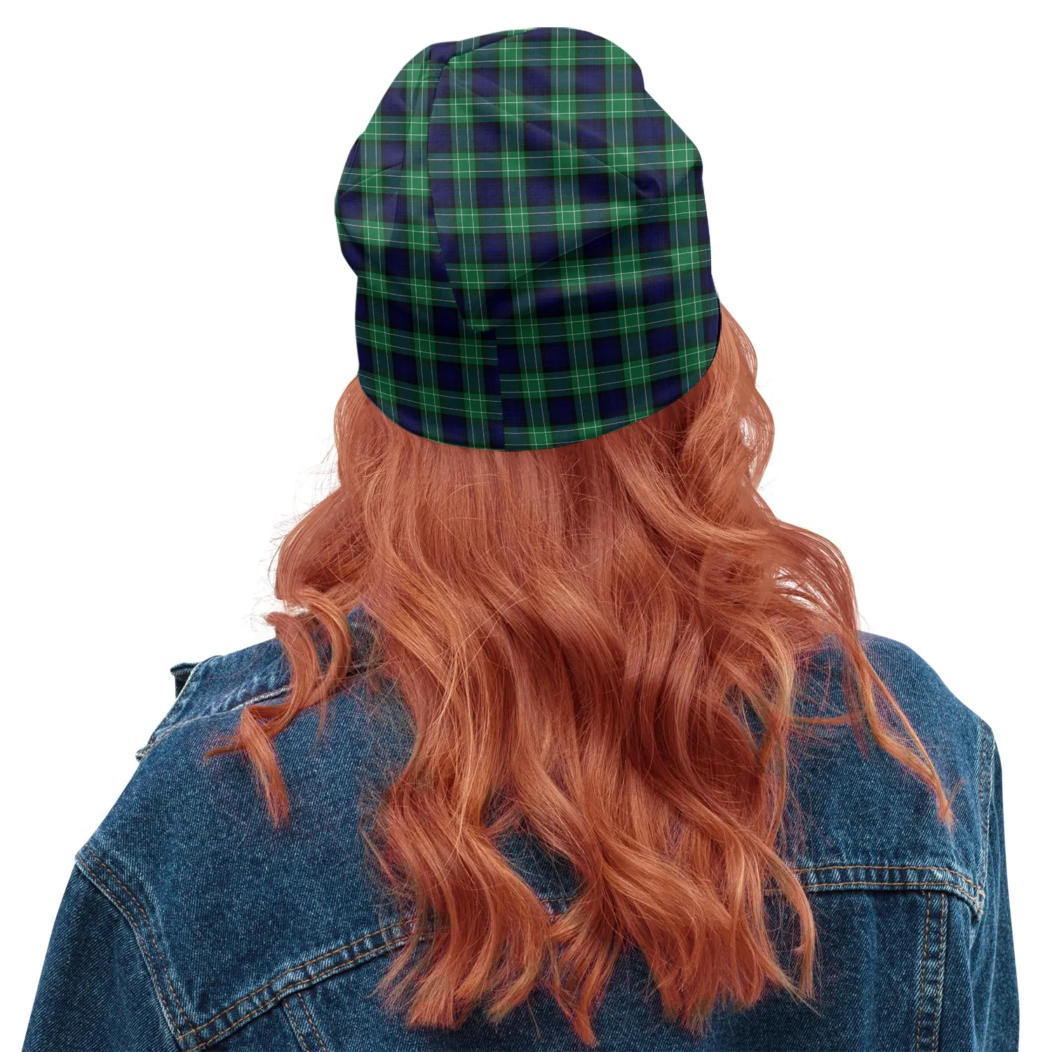 Abercrombie Tartan Beanies Hat with Family Crest