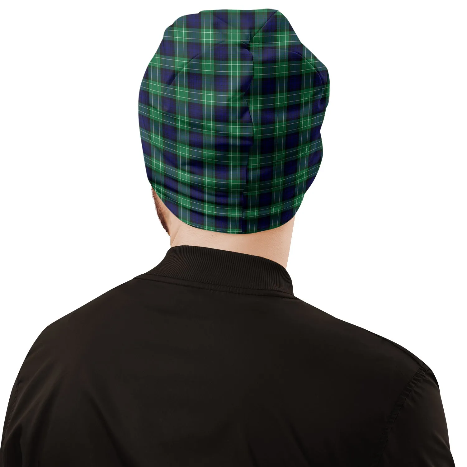 Abercrombie Tartan Beanies Hat with Family Crest