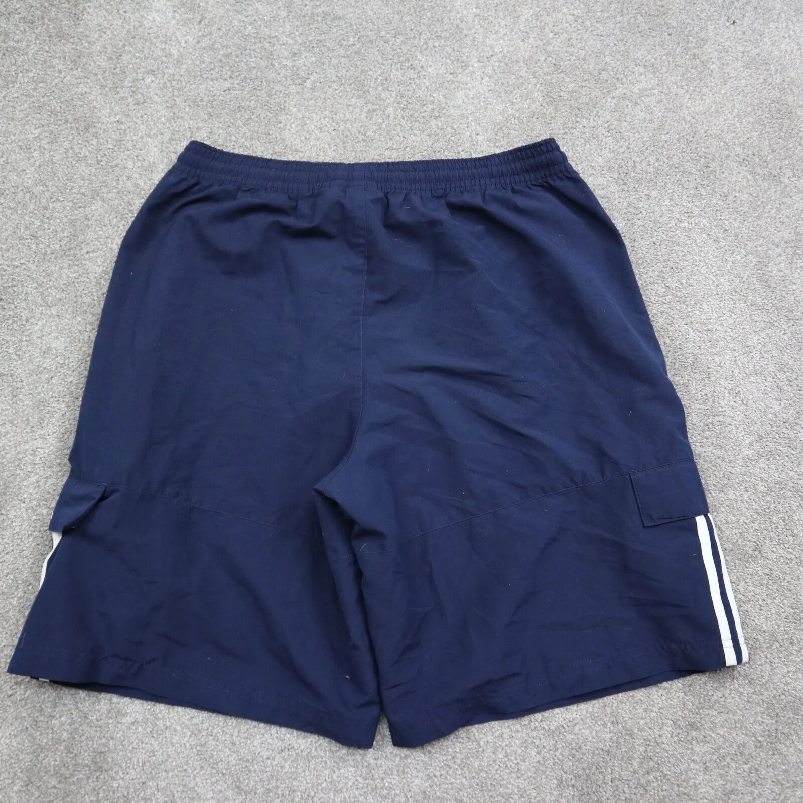 Adidas Athletics Shorts Mens Medium Navy Blue Activewear Running Jogging Shorts