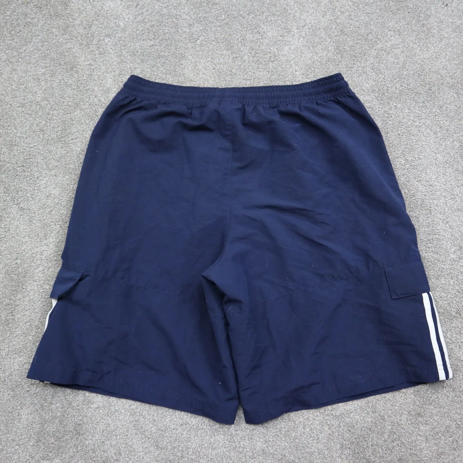 Adidas Athletics Shorts Mens Medium Navy Blue Activewear Running Jogging Shorts