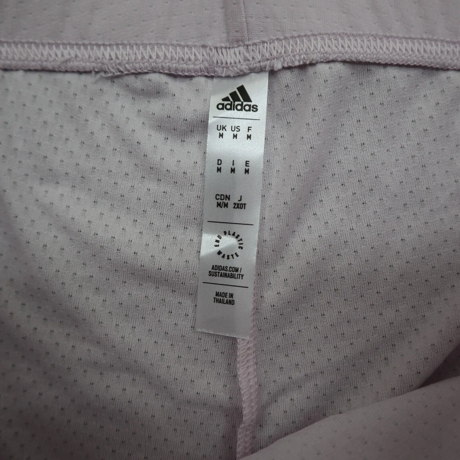 Adidas Womens Activewear Shorts Workout Training Elastic Waist Light Pink Size M