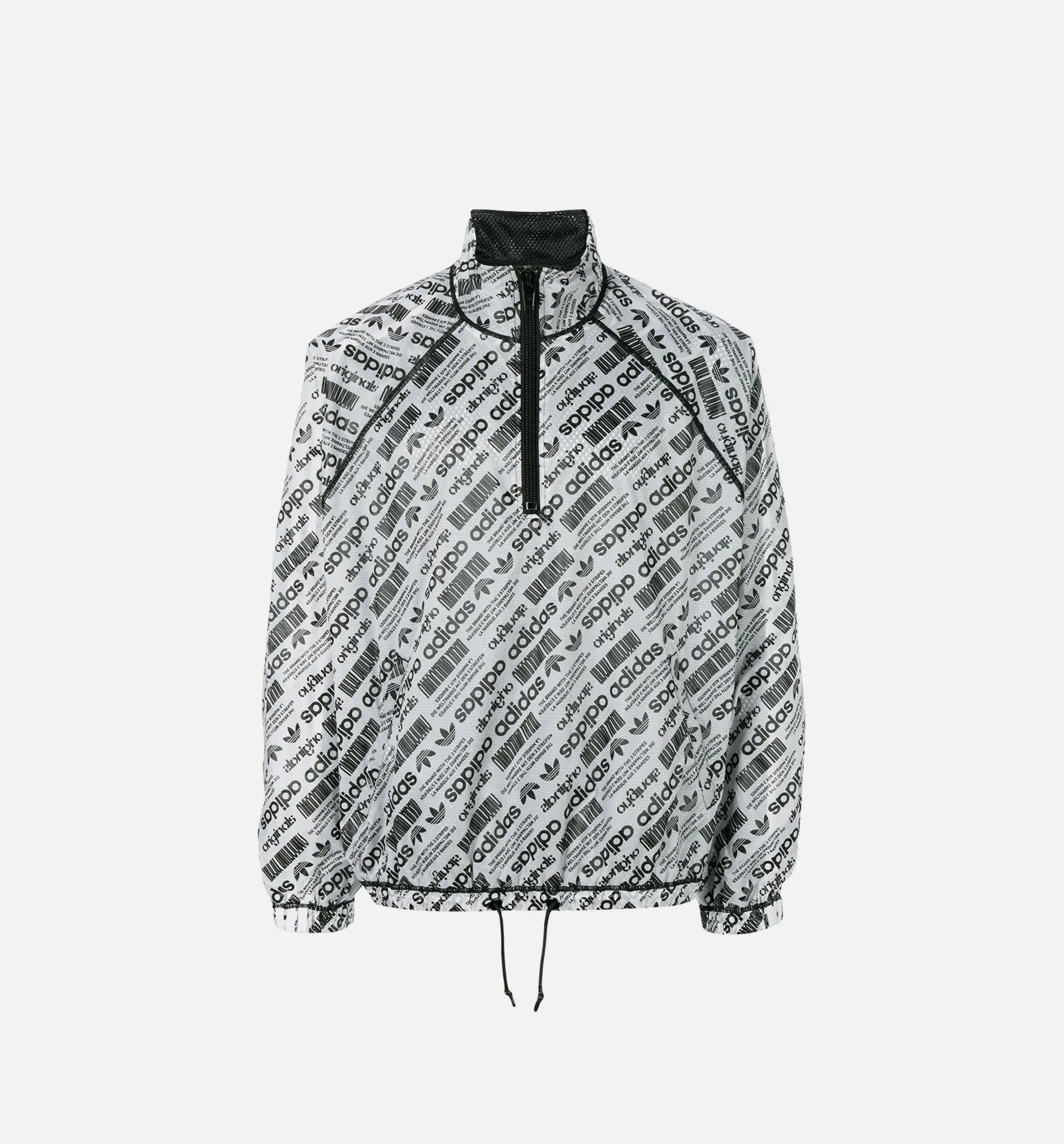 Alexander Wang Collection Mens Windbreaker - White/Black