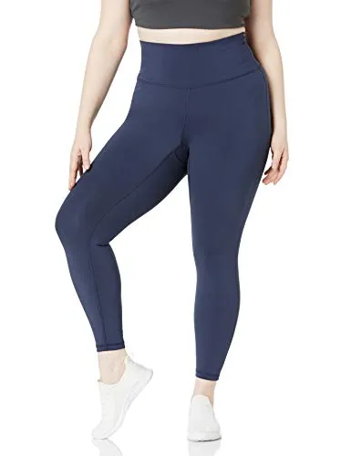 Amazon Essentials Workout Leggings for Women with Pockets, High-Rise Sculpt Athleisure, Available in Plus Size