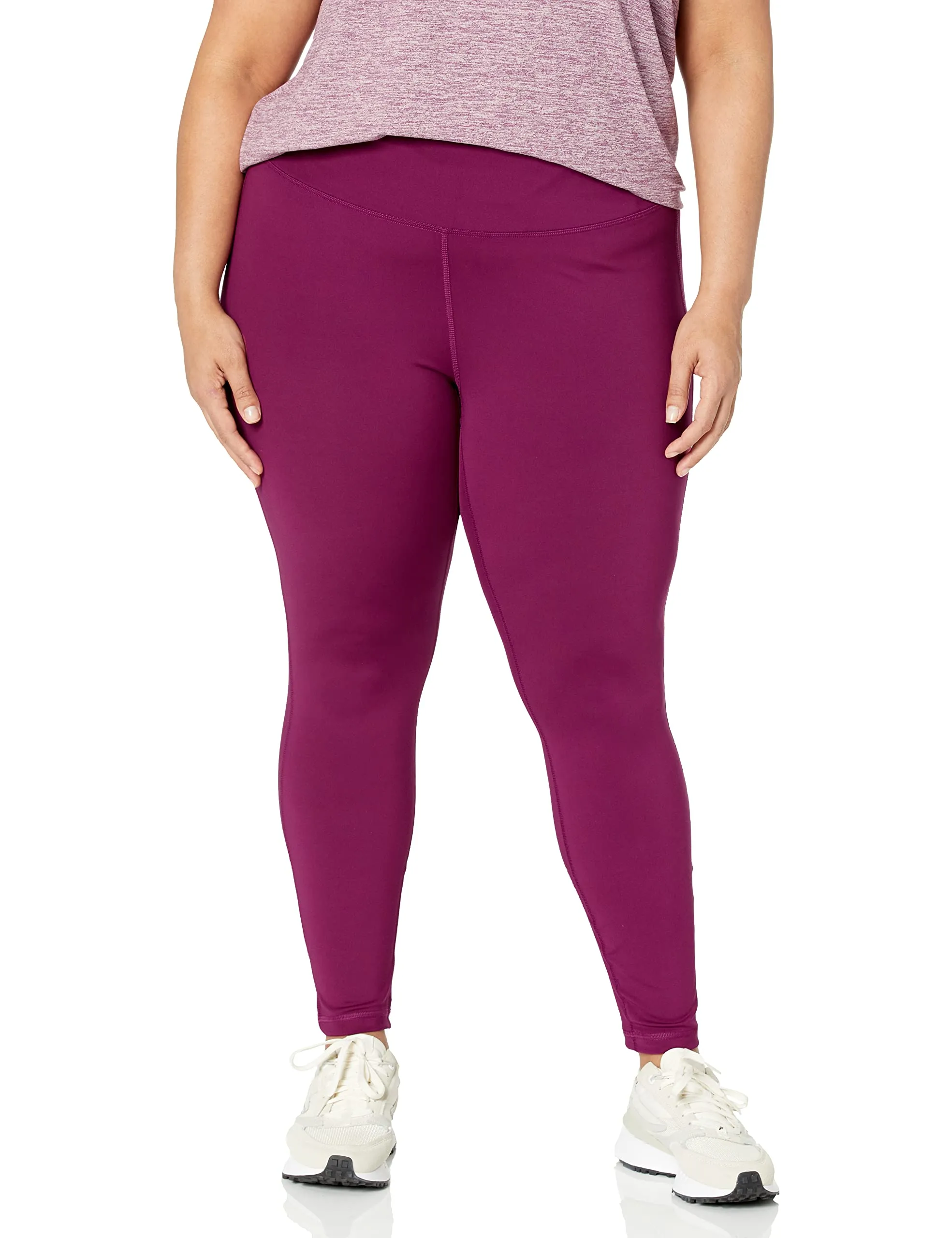 Amazon Essentials Workout Leggings for Women with Pockets, High-Rise Sculpt Athleisure, Available in Plus Size