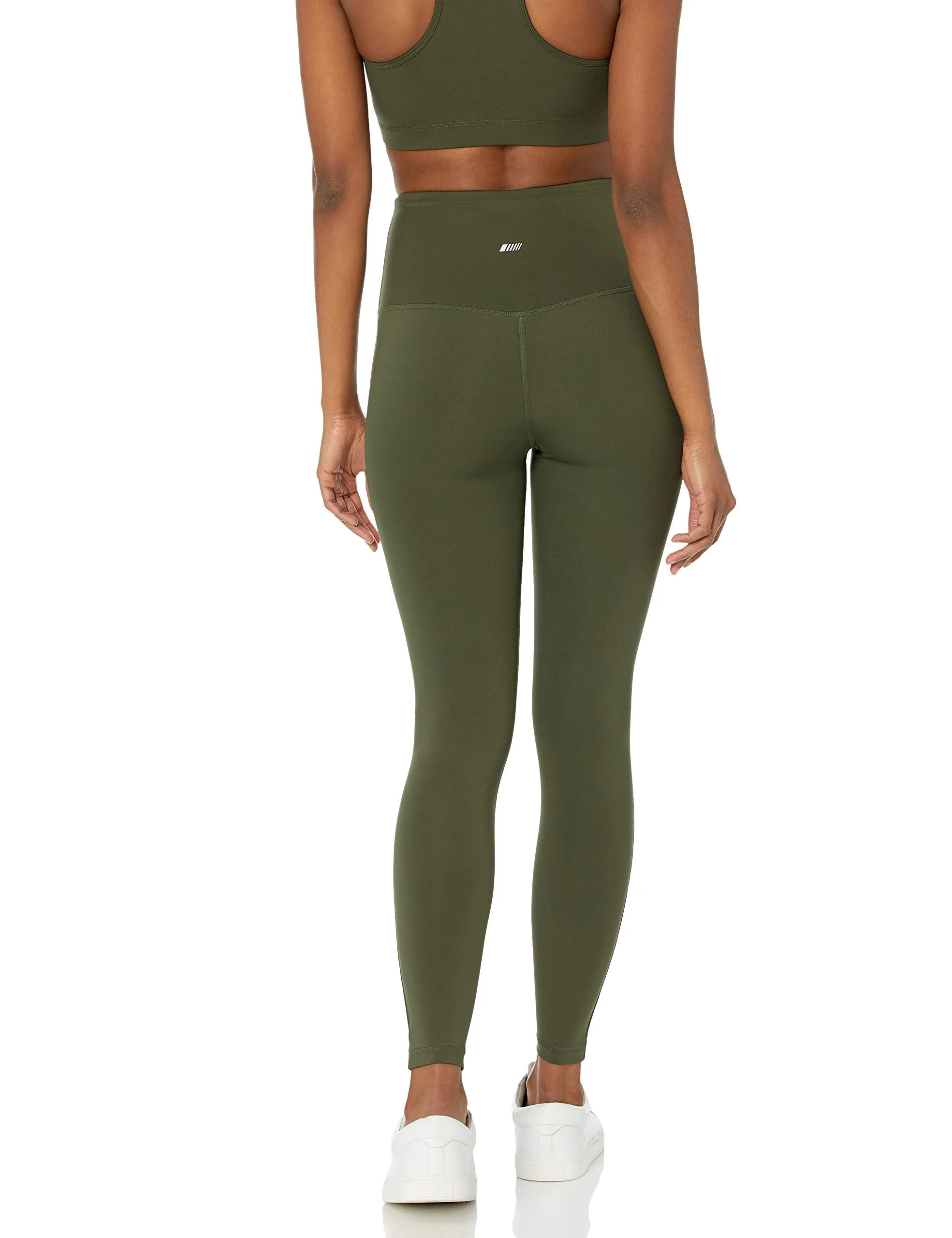 Amazon Essentials Workout Leggings for Women with Pockets, High-Rise Sculpt Athleisure, Available in Plus Size