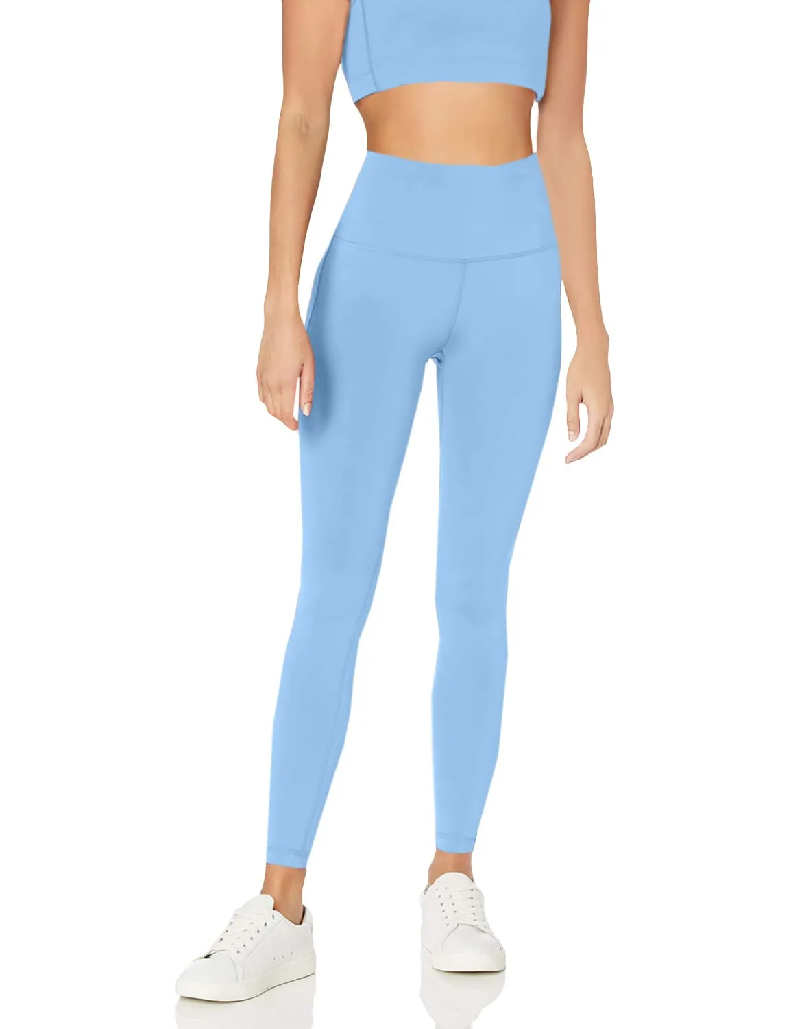 Amazon Essentials Workout Leggings for Women with Pockets, High-Rise Sculpt Athleisure, Available in Plus Size