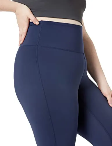 Amazon Essentials Workout Leggings for Women with Pockets, High-Rise Sculpt Athleisure, Available in Plus Size