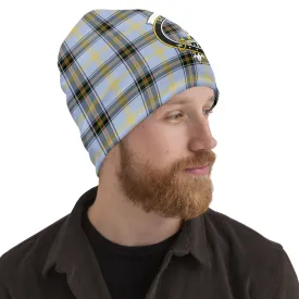 Bell Tartan Beanies Hat with Family Crest