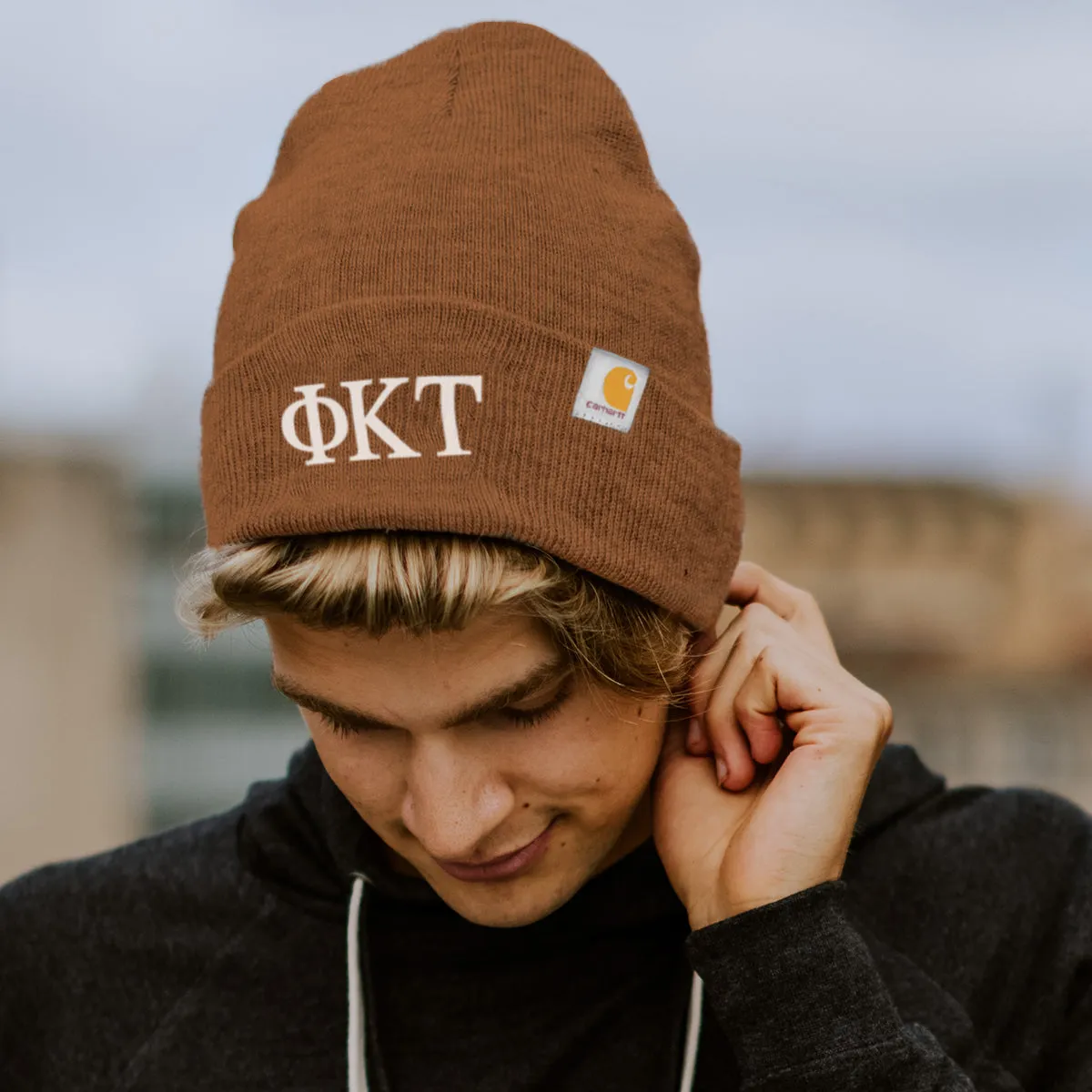 Beta Brown Carhartt Beanie