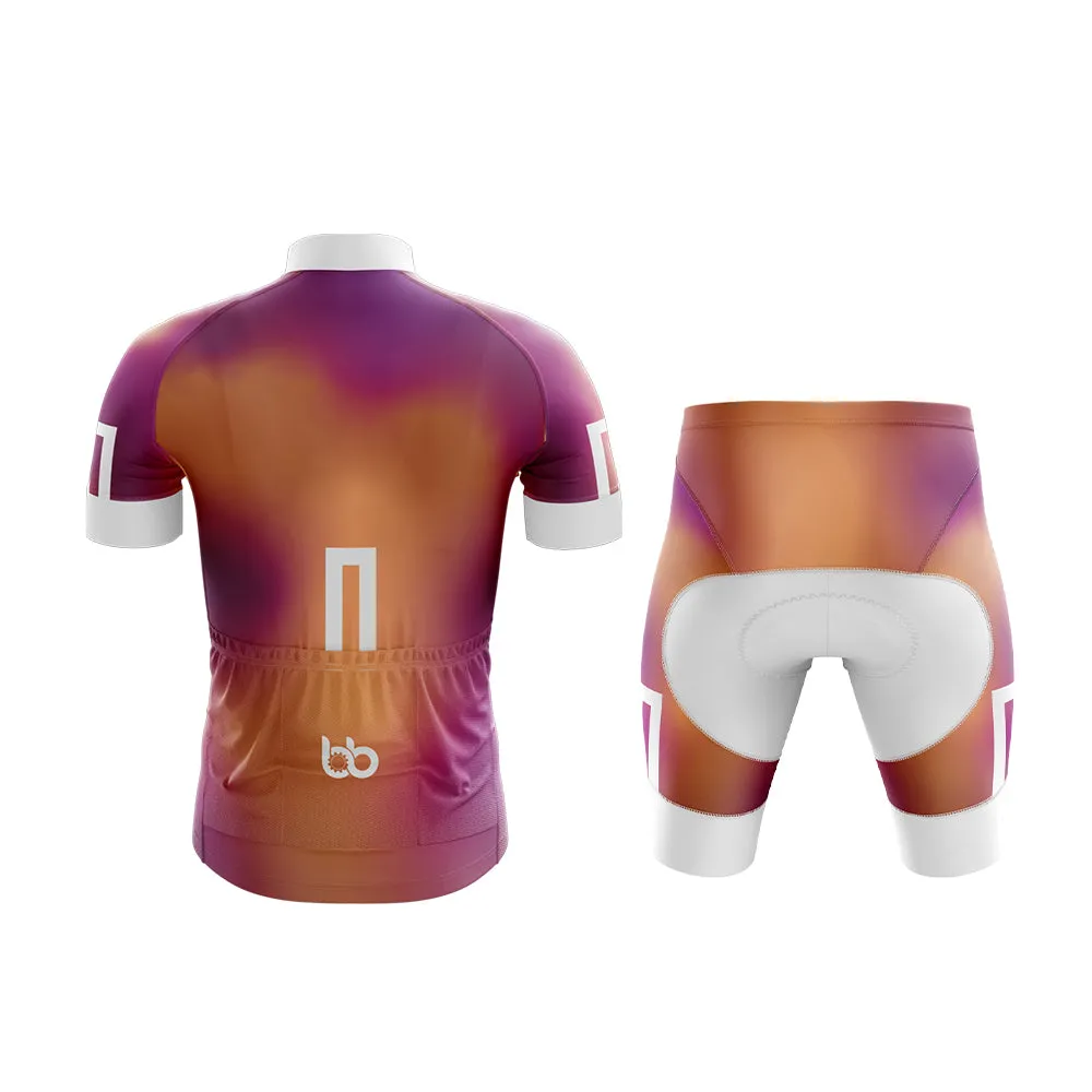 Bicycle Booth Prism (Orange-Violet) Club Cycling Kit