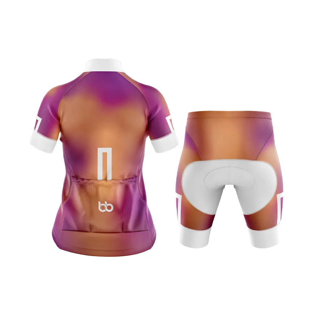 Bicycle Booth Prism (Orange-Violet) Club Cycling Kit