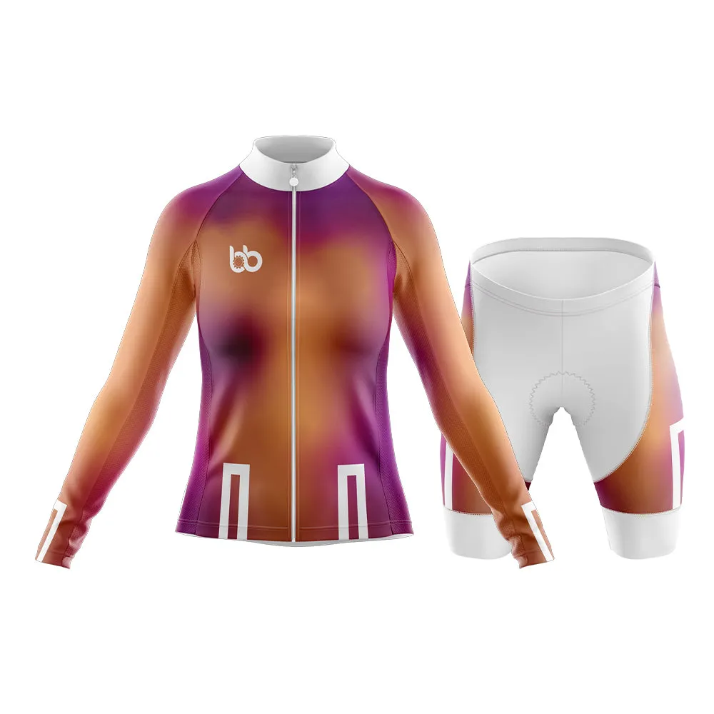 Bicycle Booth Prism (Orange-Violet) Club Cycling Kit