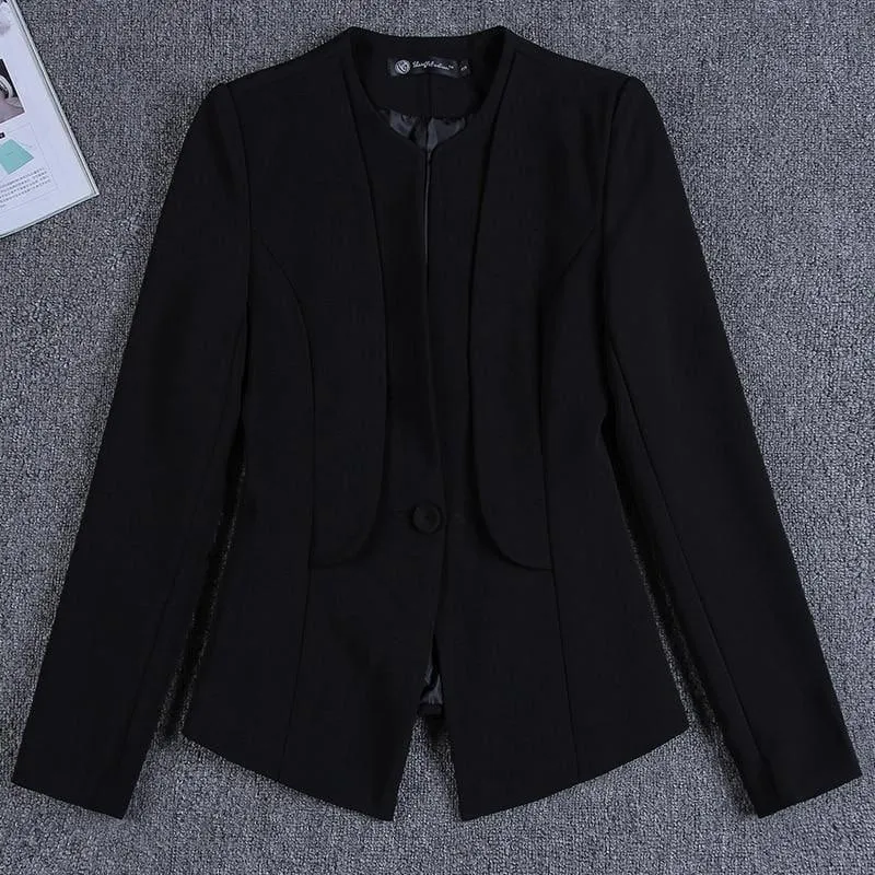 Blazer Jacket Office Lady Coat Business Formal Blazer