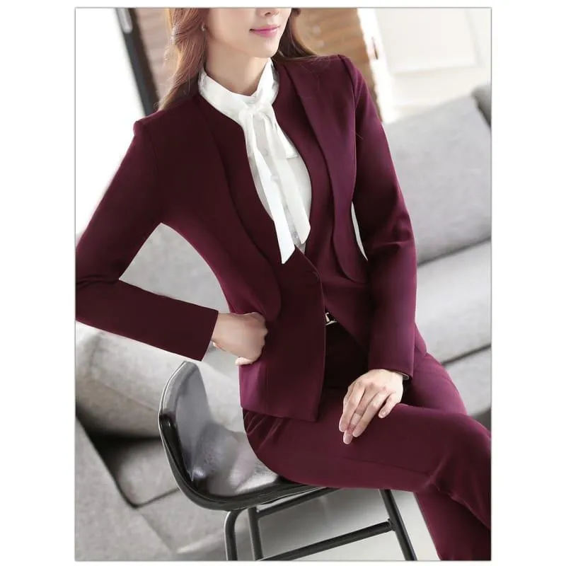 Blazer Jacket Office Lady Coat Business Formal Blazer