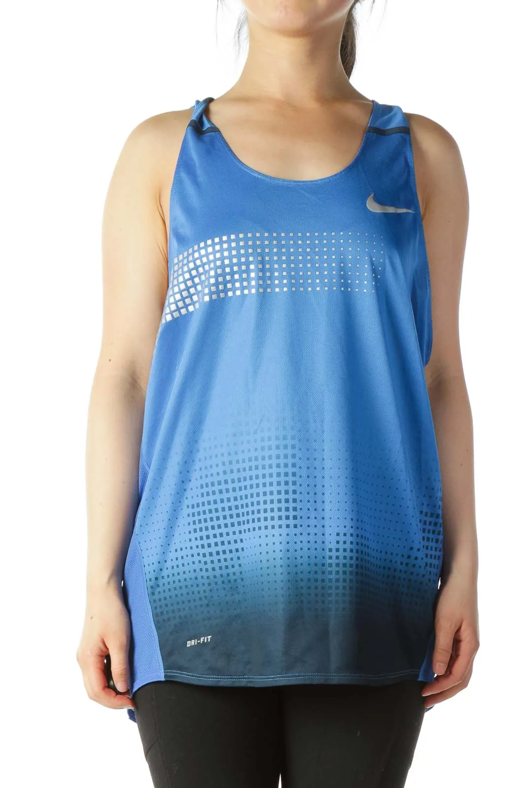 Blue Athletic Tank Top