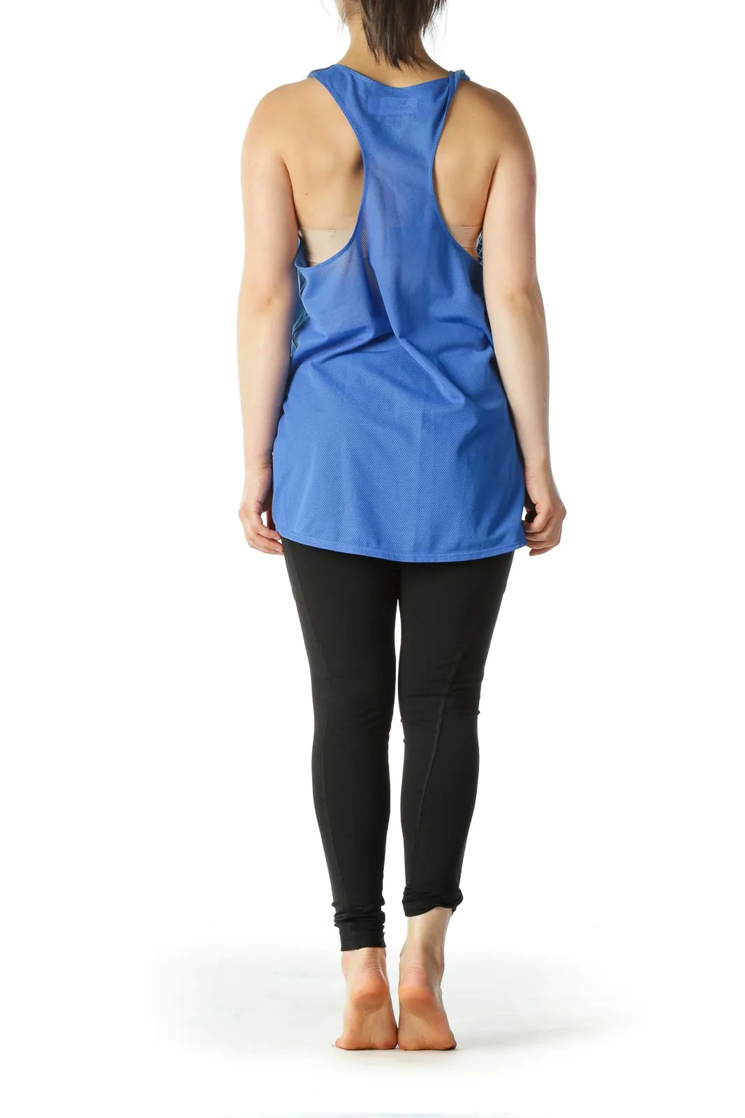 Blue Athletic Tank Top