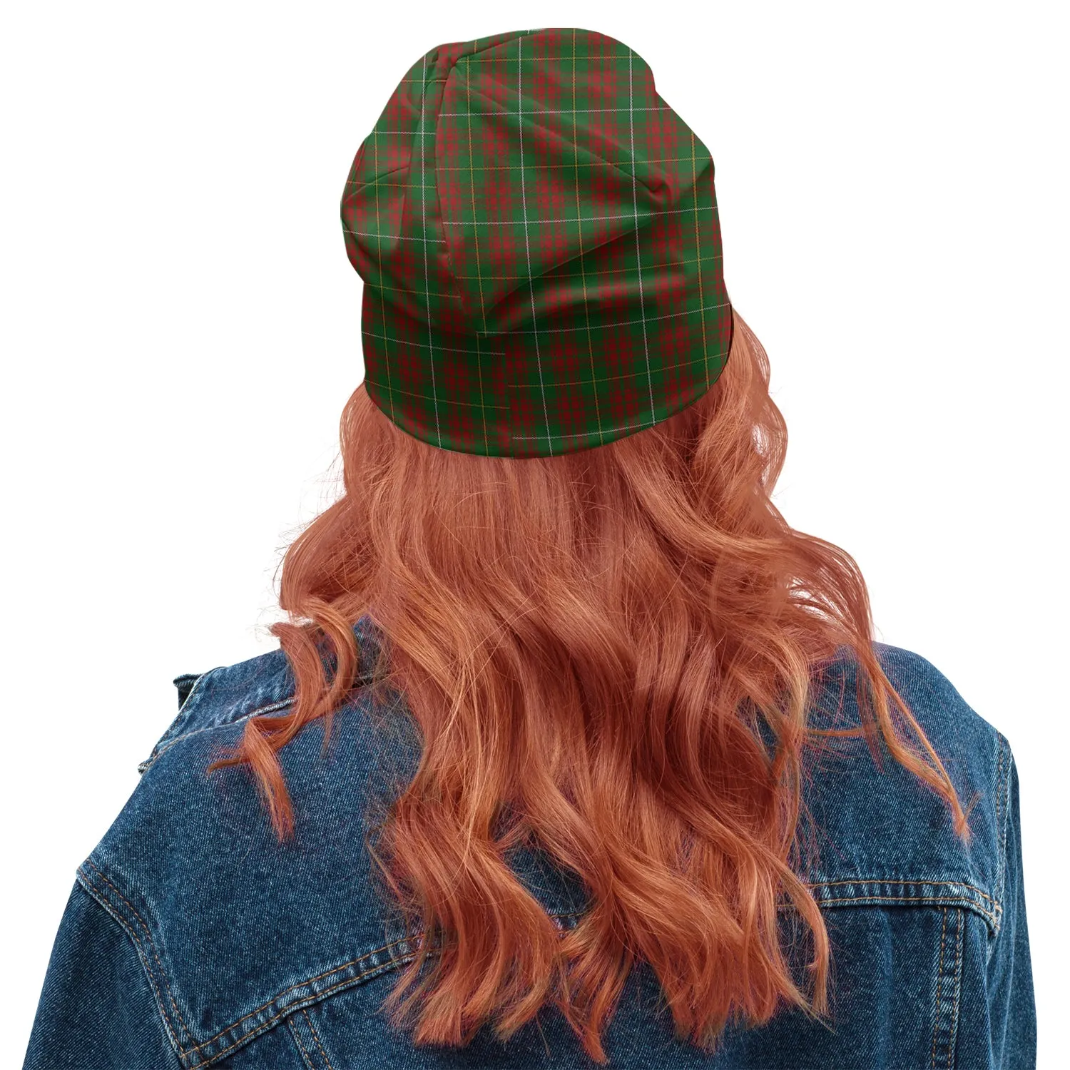 Bruce Hunting Tartan Beanies Hat with Family Crest