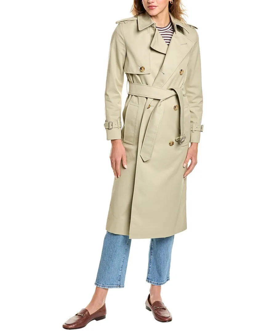 Burberry Double-Breasted Belted Trench Coat