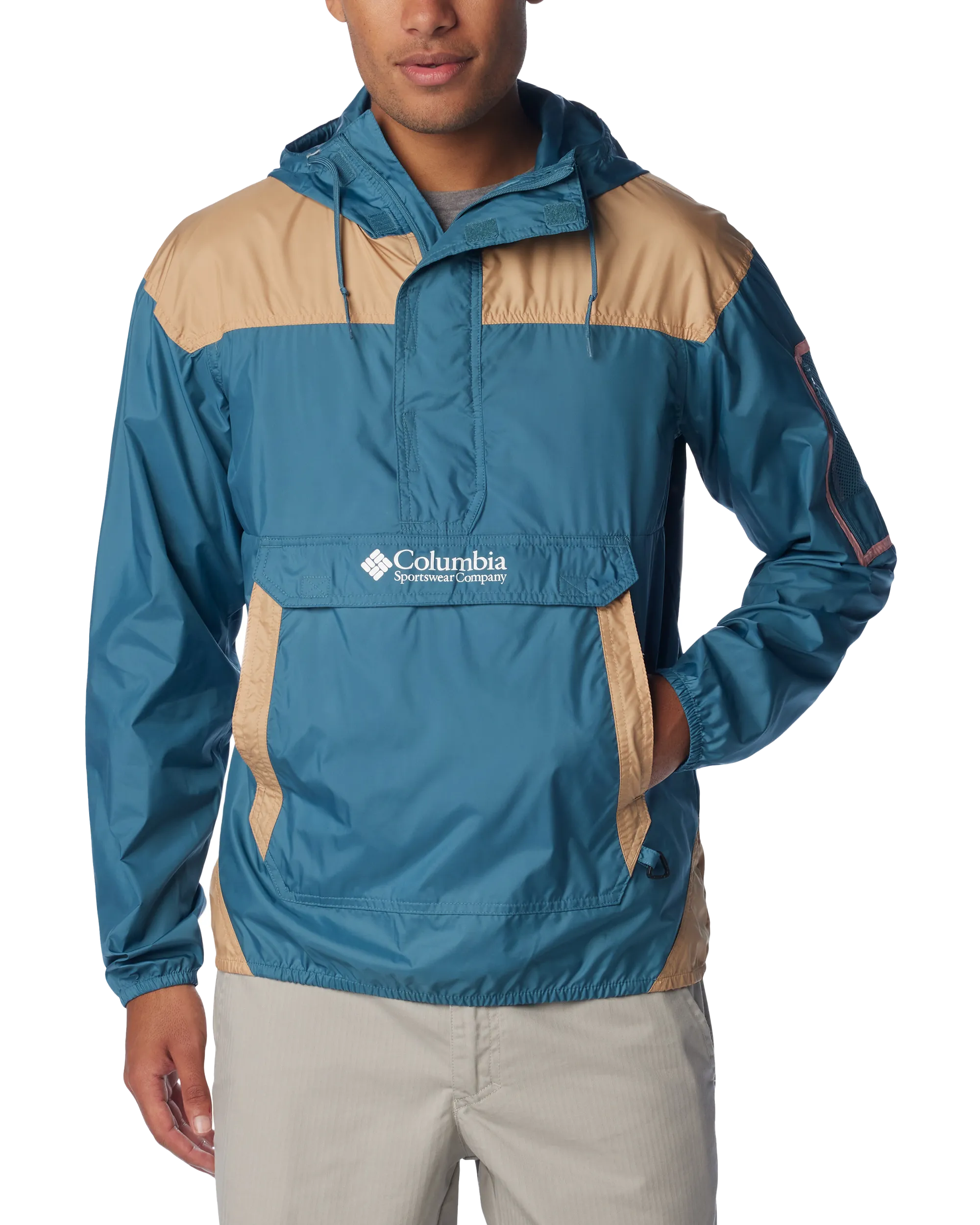 Challenger Windbreaker Jacket in Cloudburst & Canoe