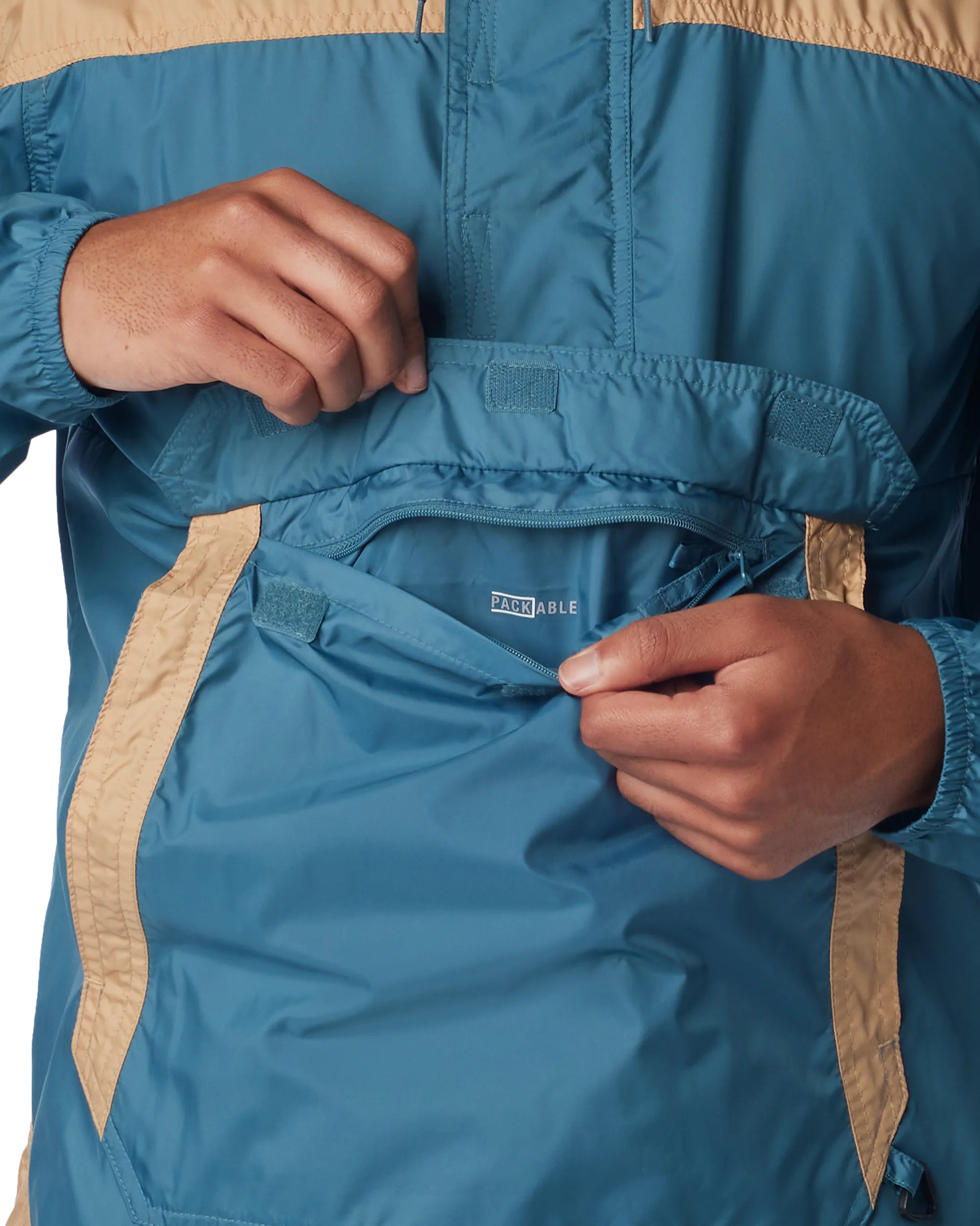 Challenger Windbreaker Jacket in Cloudburst & Canoe