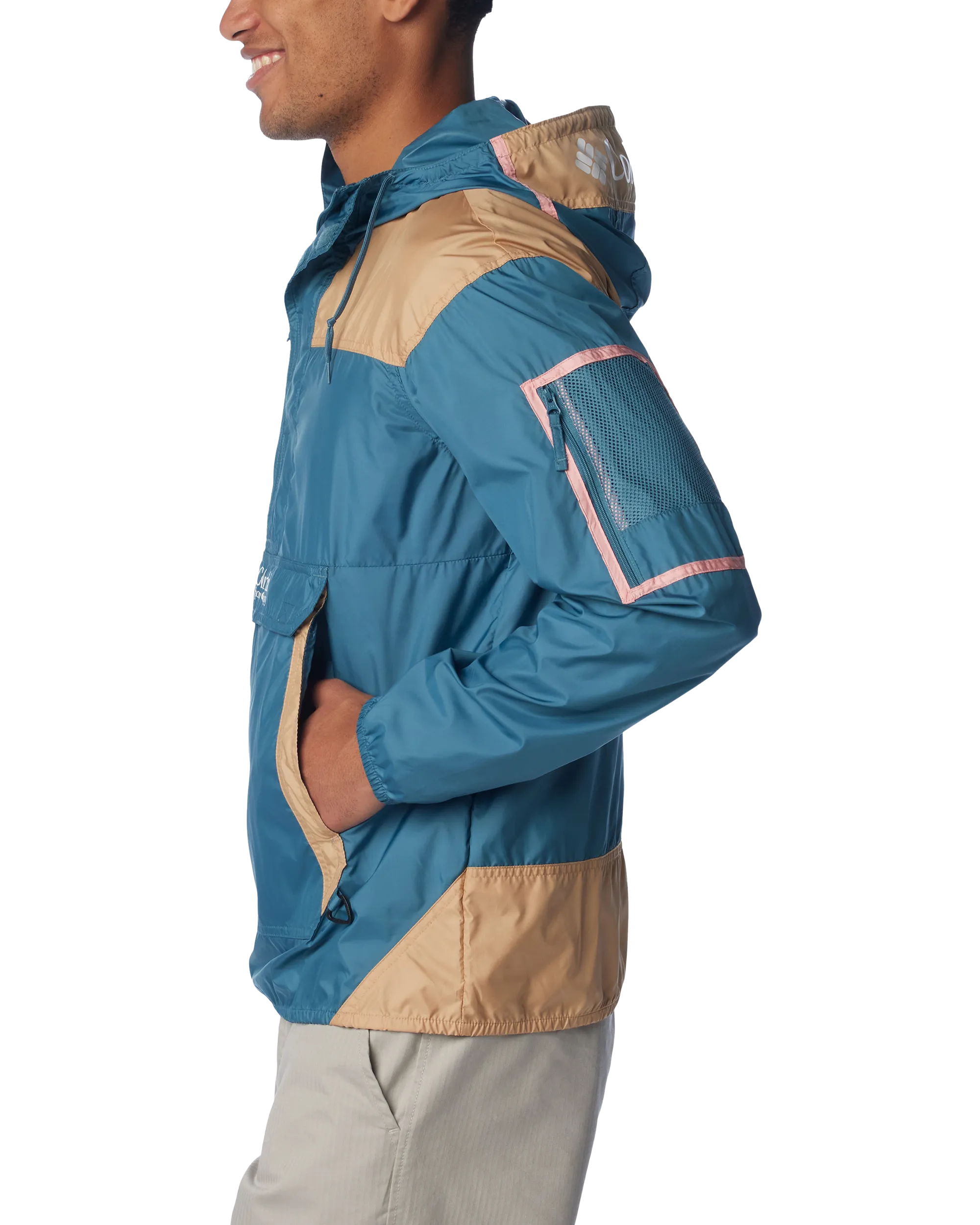 Challenger Windbreaker Jacket in Cloudburst & Canoe