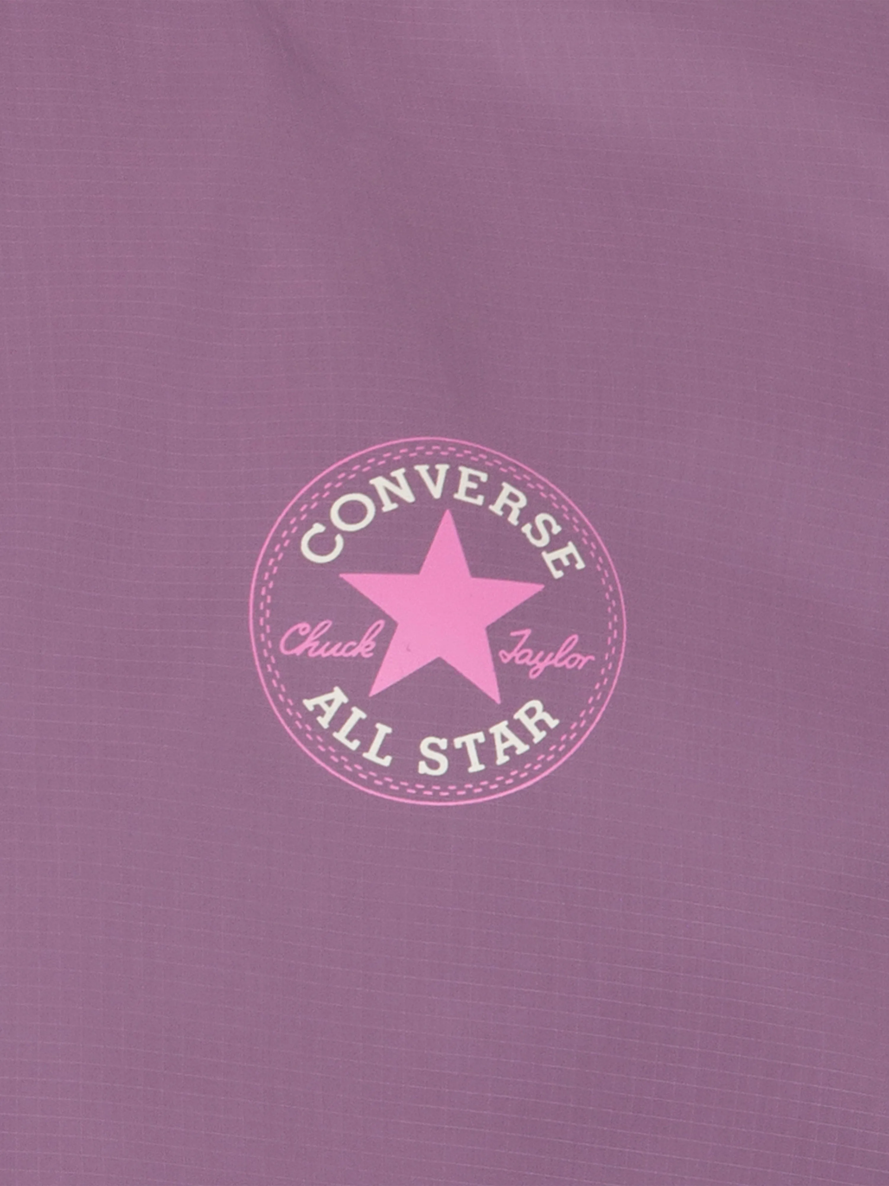 Converse Girls Hooded Zip Up Windbreaker in Purple