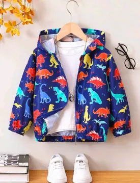 Dinosaur Windbreaker Navy #2000361