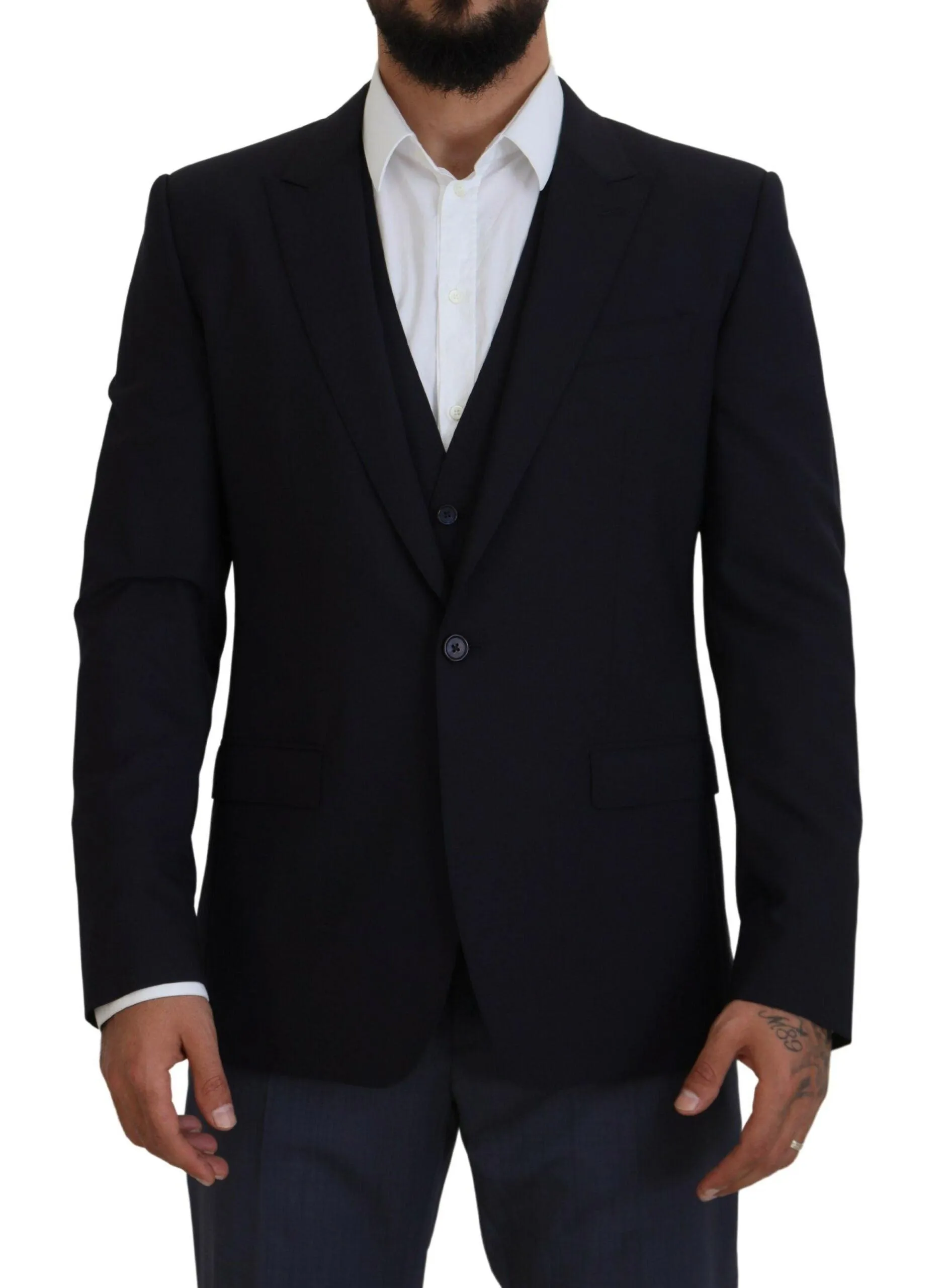 Dolce & Gabbana Navy Blue MARTINI 2 Piece Blazer