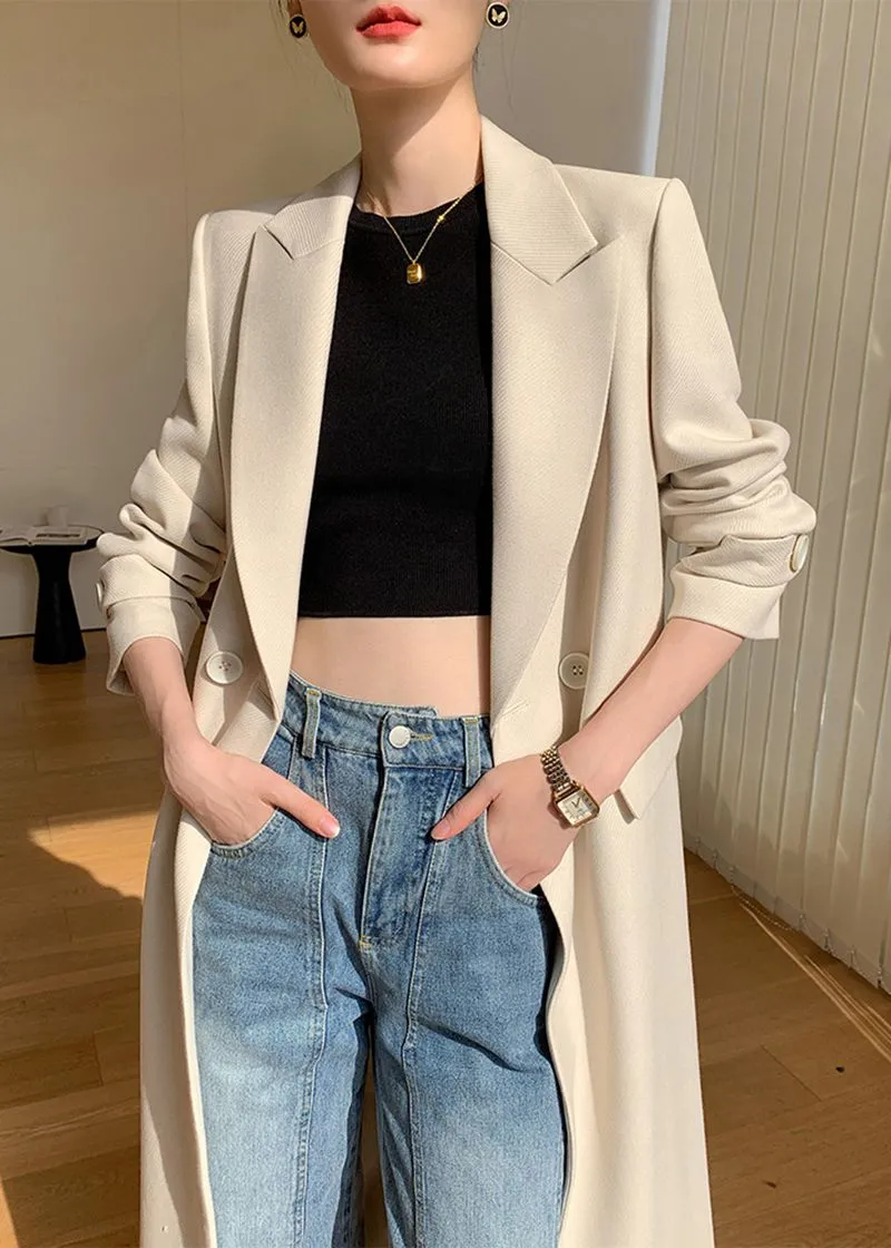 Double-Breasted Belt Trench Coat