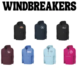 Embroidered Windbreaker - MULTIPLE DESIGNS