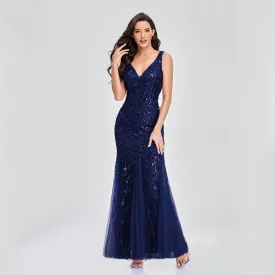 Erin Formal Sleeveless Sequin Evening Dress