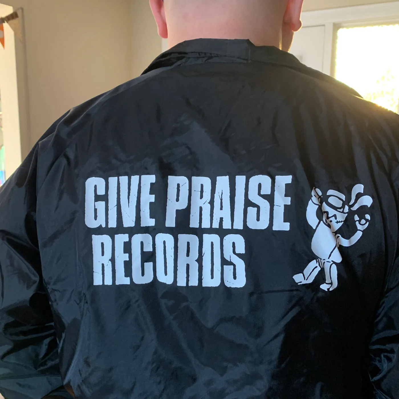 Give Praise Records "Robot Windbreaker" Windbreakers