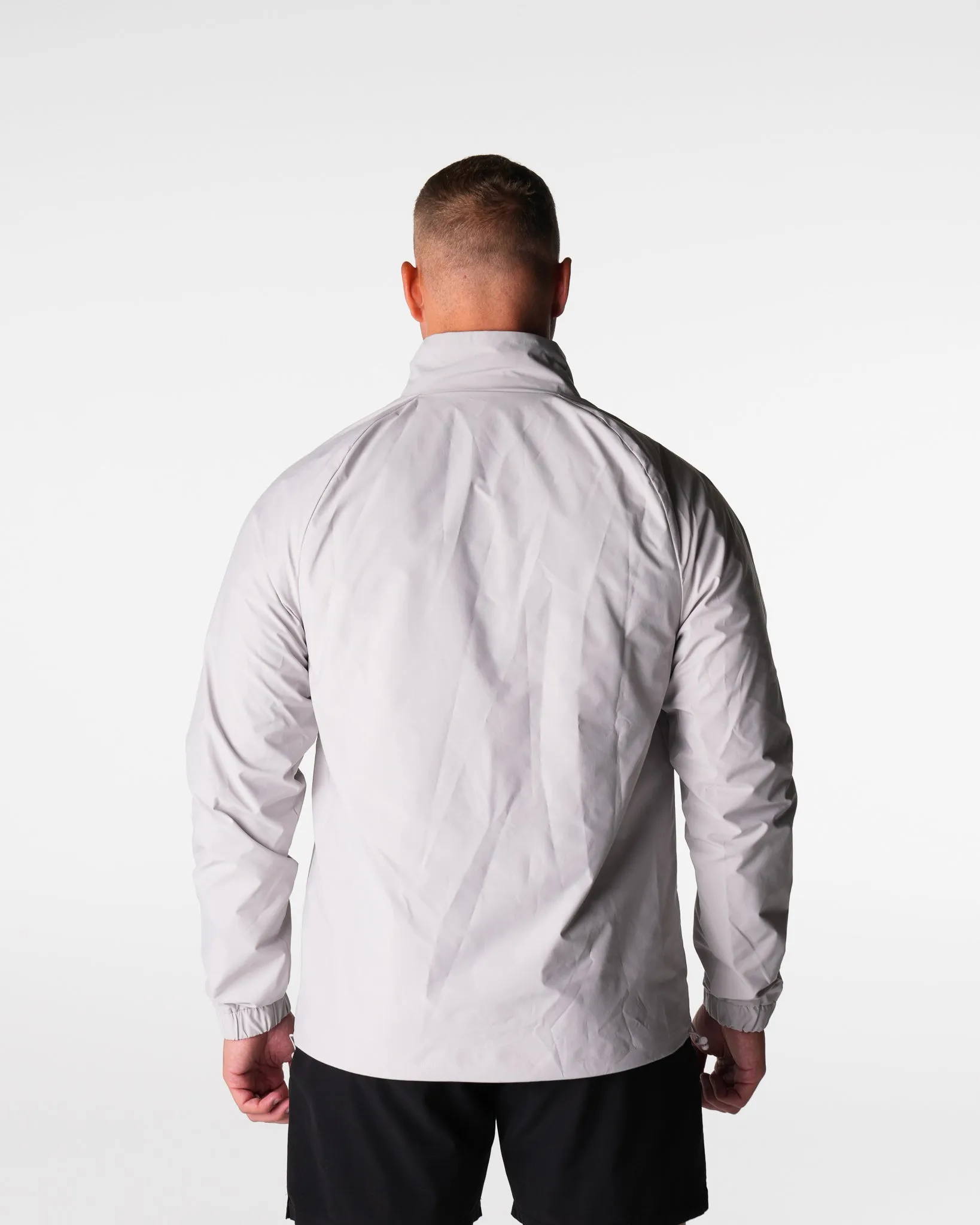 Grey Motion Windbreaker