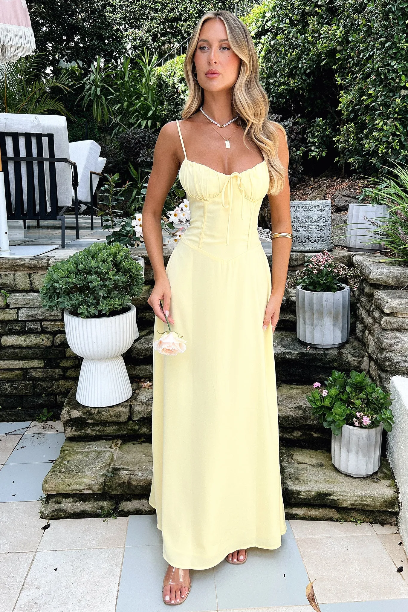 Magdalena Maxi Dress - Yellow