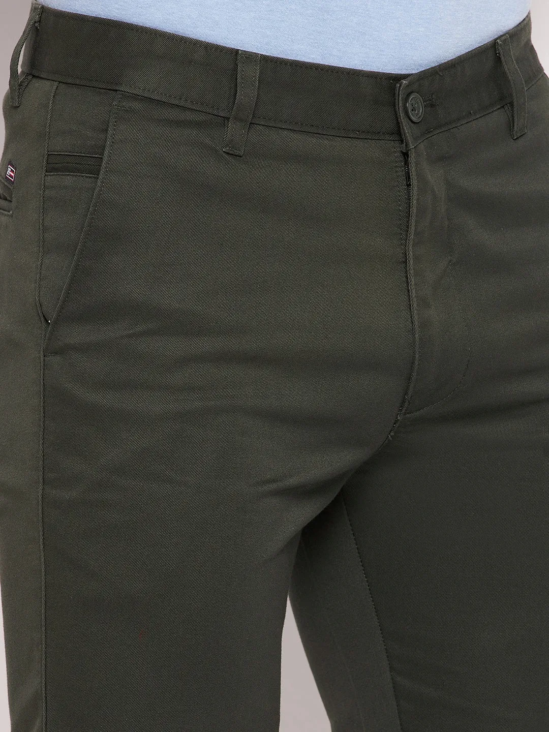 Mens Olive Trouser