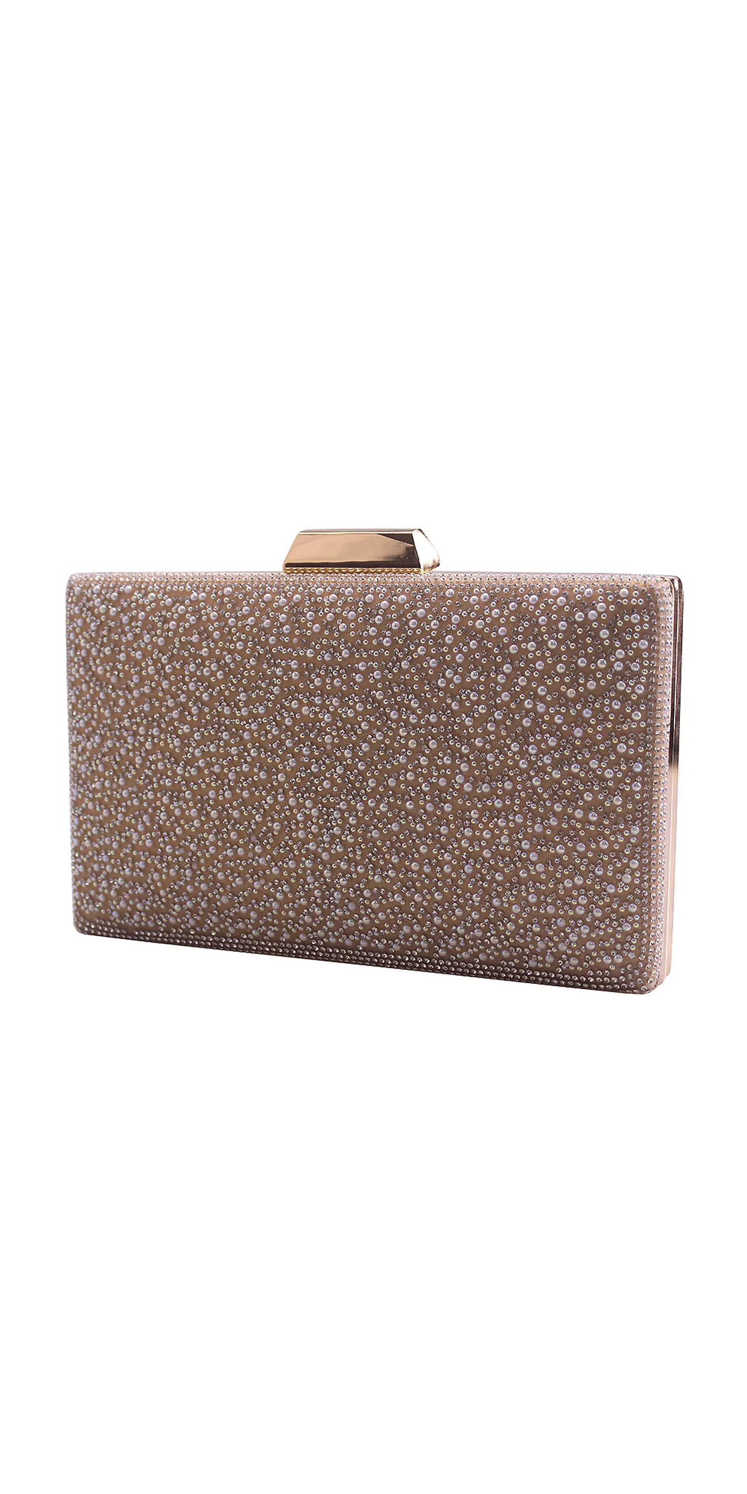 Mini Pearl and Shimmer Box Handbag