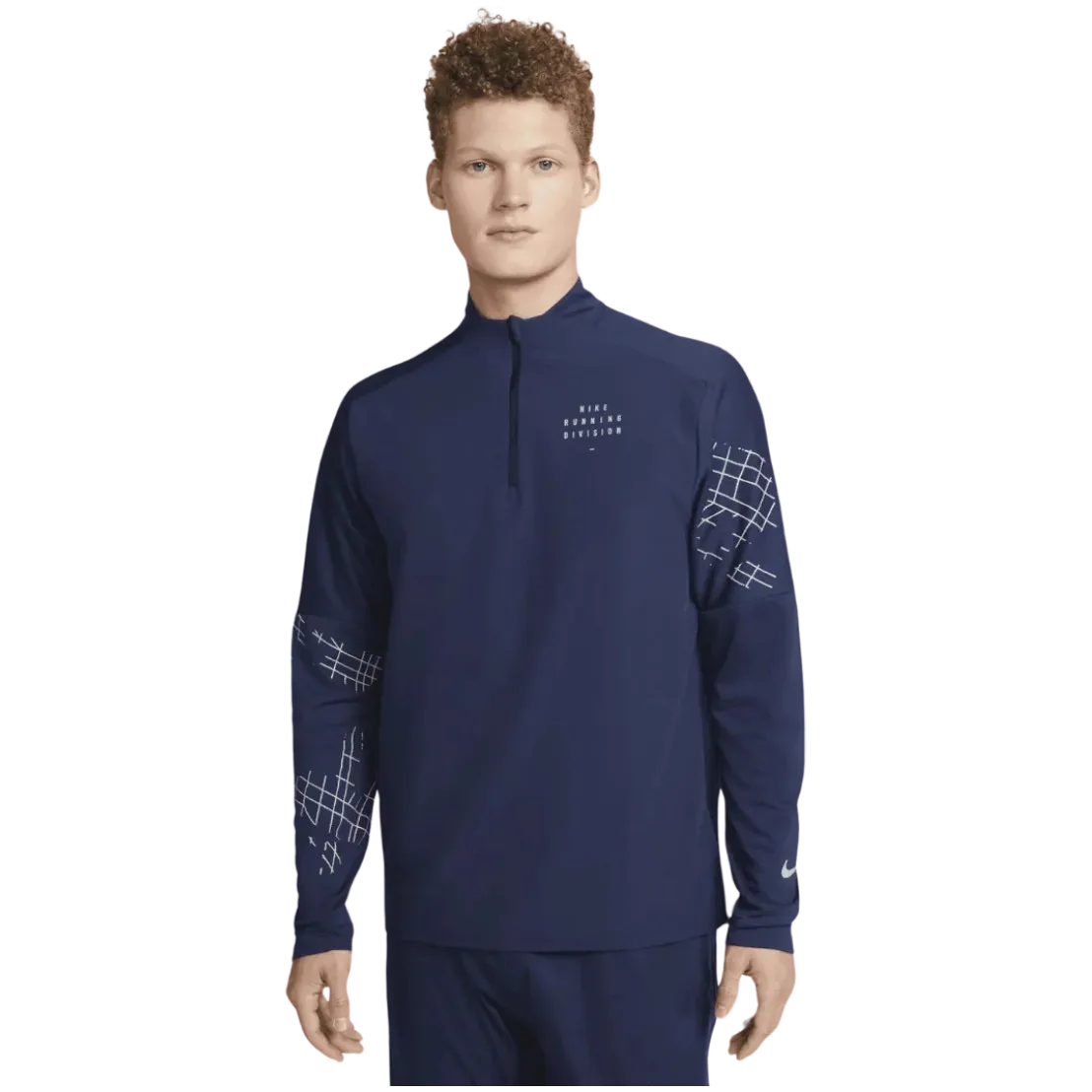 Nike Dri-Fit Run Division 1/4 Zip Top Navy