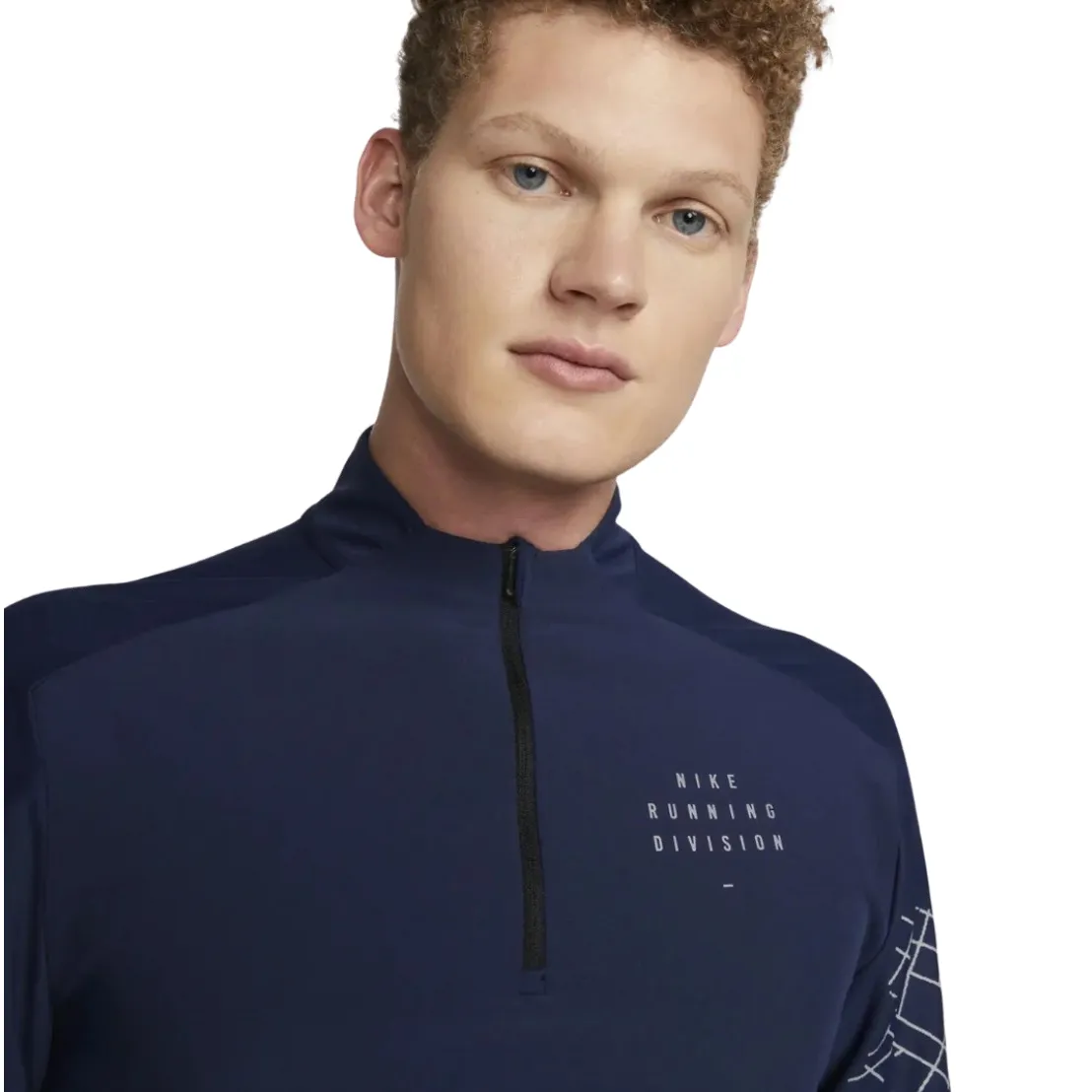 Nike Dri-Fit Run Division 1/4 Zip Top Navy