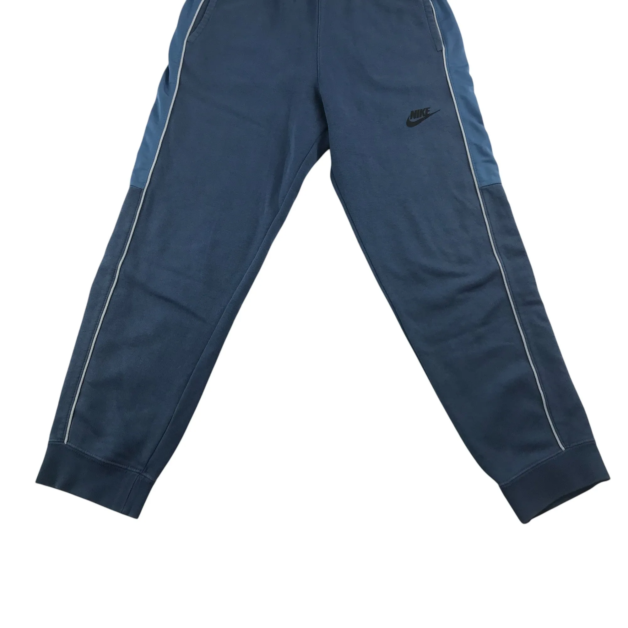 Nike joggers 11-12 years dusty blue cotton blend cuffed ankles