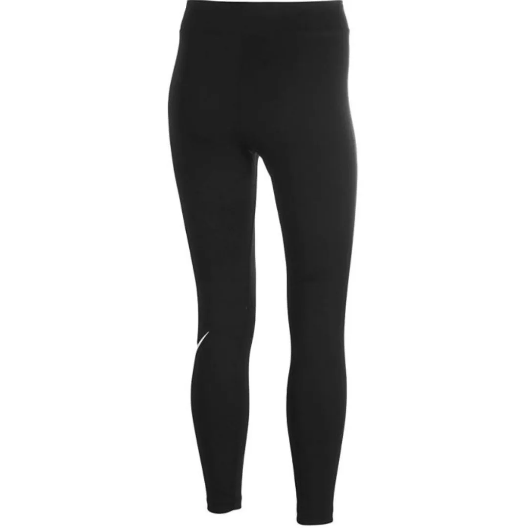 Nike Large Swoosh Logo Black Leggings