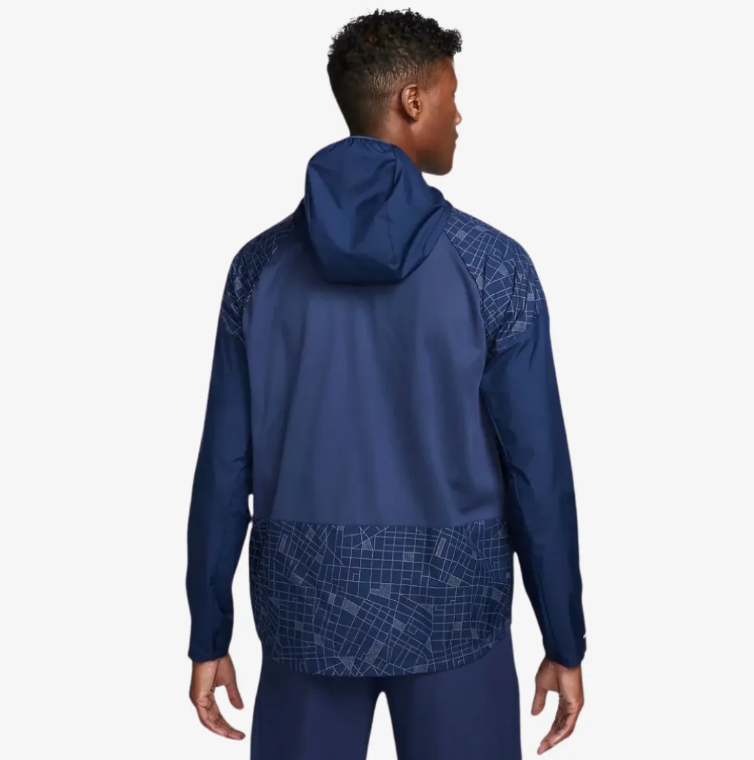 Nike Run Division Repel Reflective Miler Jacket Navy