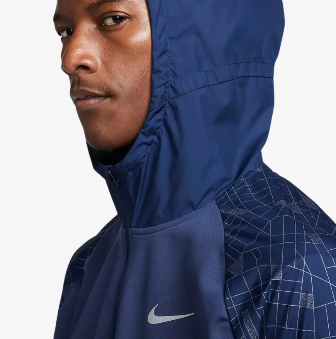 Nike Run Division Repel Reflective Miler Jacket Navy