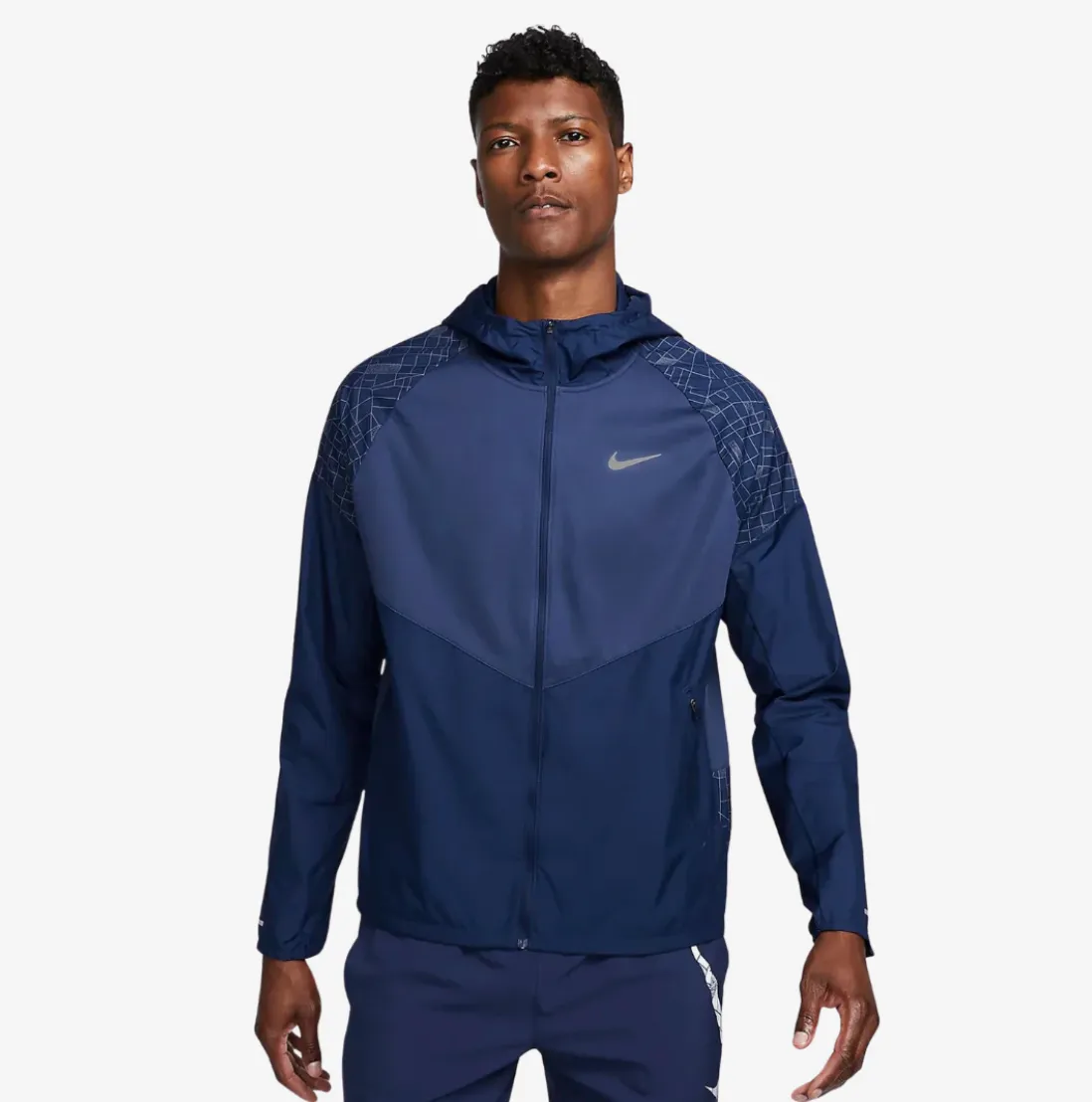 Nike Run Division Repel Reflective Miler Jacket Navy