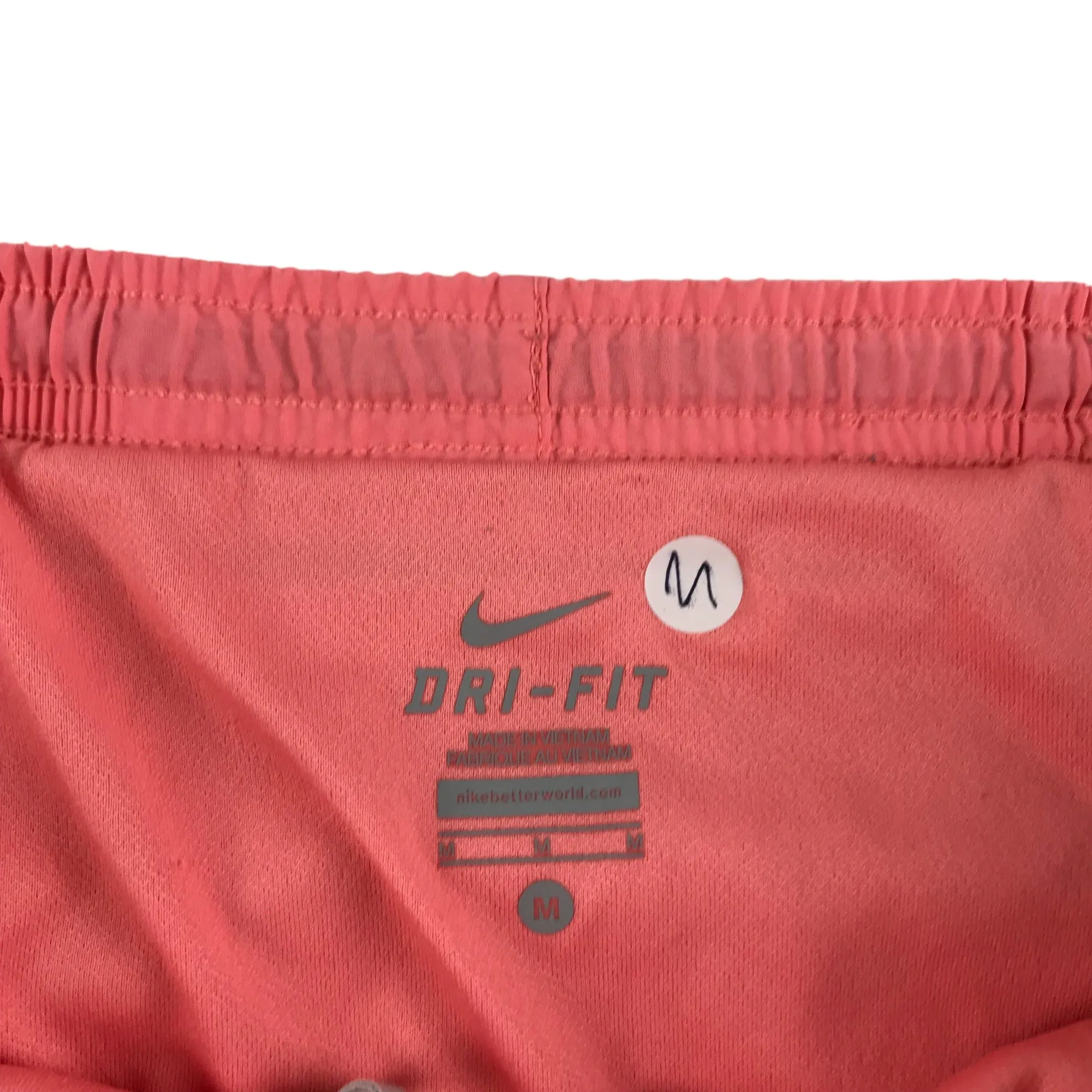 Nike Sport Shorts Adult Size Medium Peachy Pink Dri-Fit