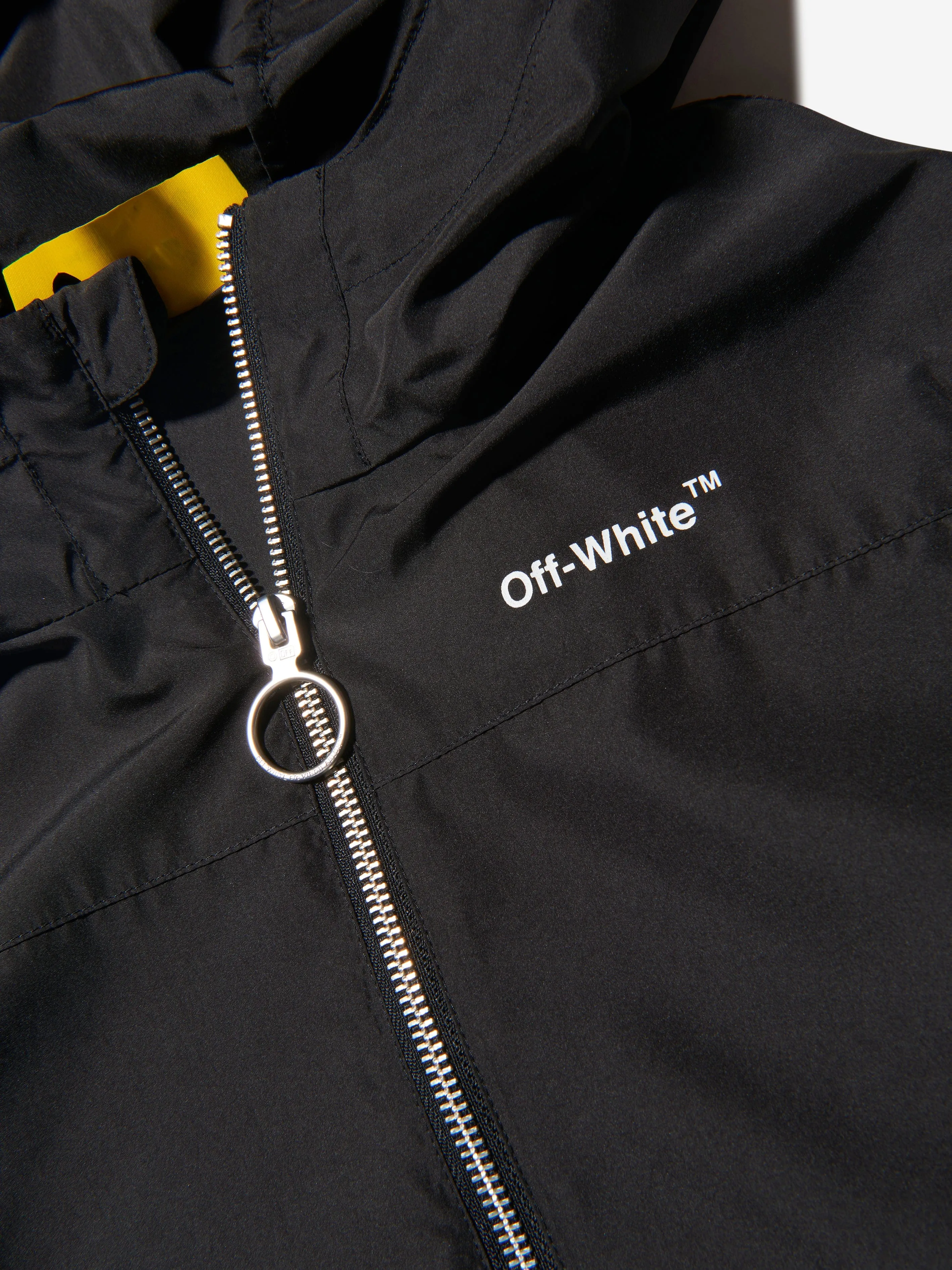 Off-White Boys Cotton Logo Print Windbreaker