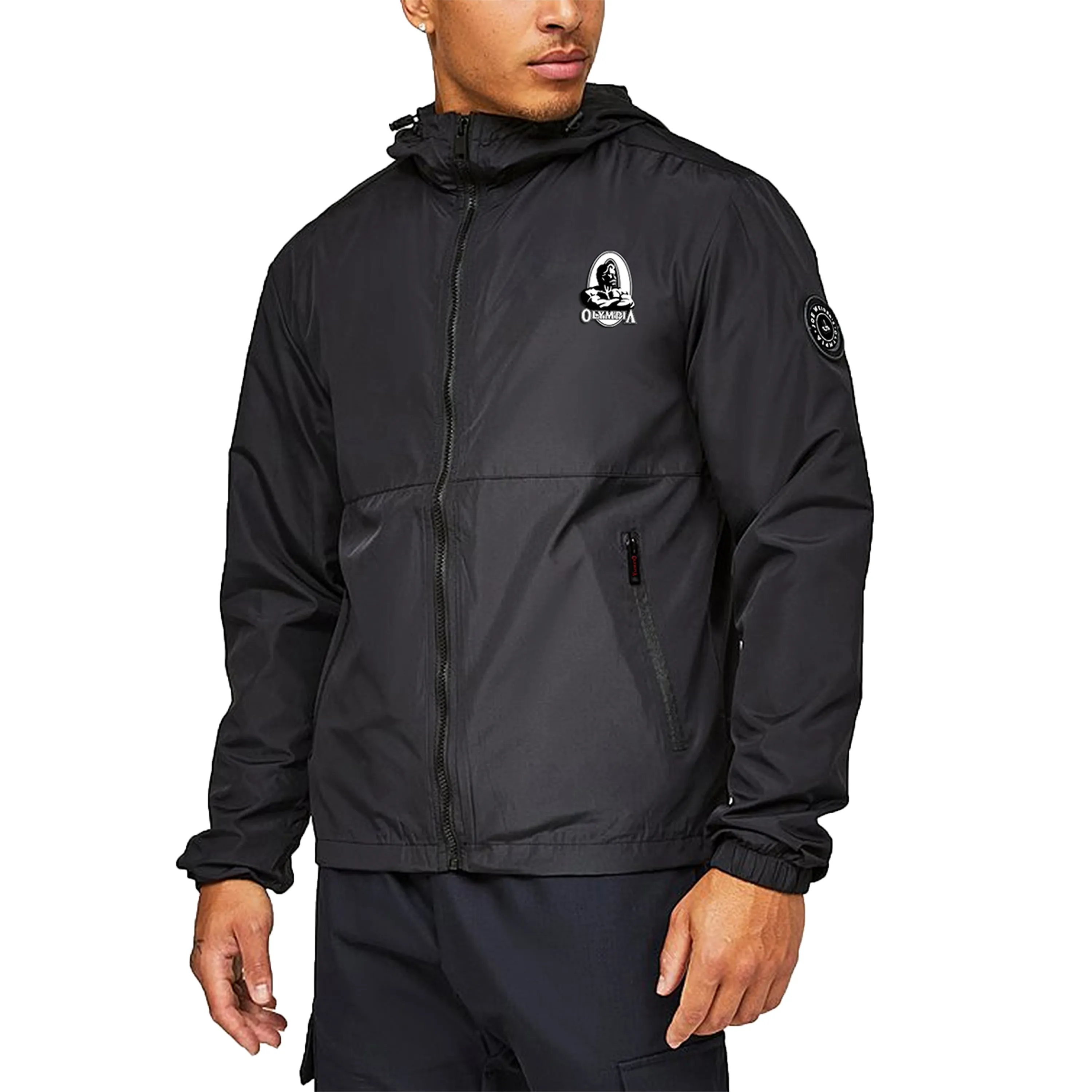 Olympia Windbreaker Full Zip Black