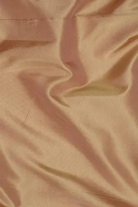 Peach-Orange Taffeta Silk Fabric