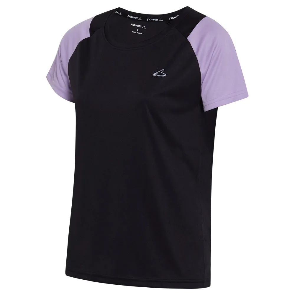 Power ActiveWear Women's CONTRAST RAGLAN T