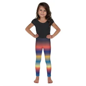 Rainbow Gradient Kid's Leggings, Toddler, Girls and Boys Matching Family Outfits